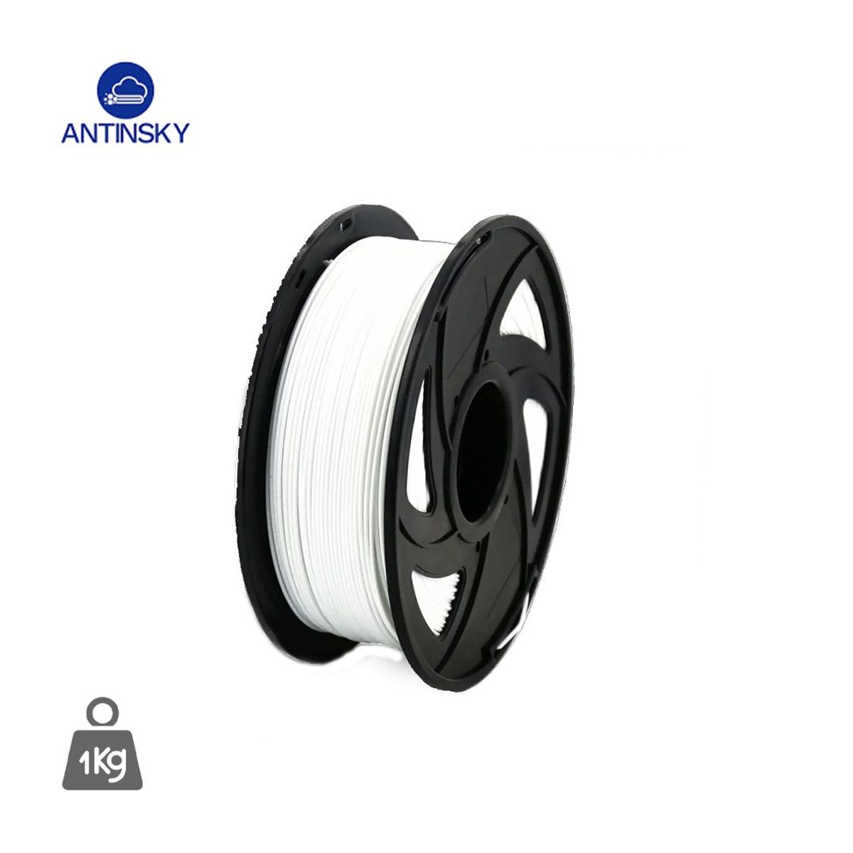 Antinsky Filamento de Impresión 3D 175mm PLA+ White, marca GENERICO - Foto Principal
