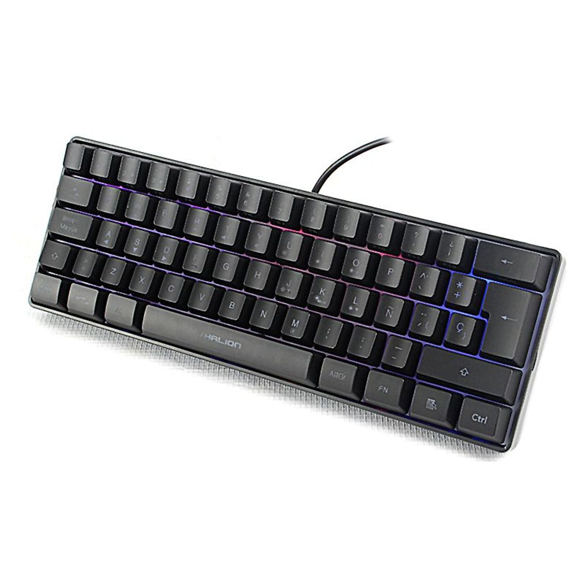 HALION - TECLADO GAMER HALION STRATOS HA-K617 RGB HALION