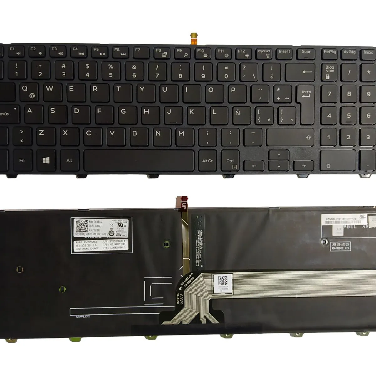 DELL - Teclado ORIGINAL Laptop DELL 15 3000 15 5000 17 5000 17 7000