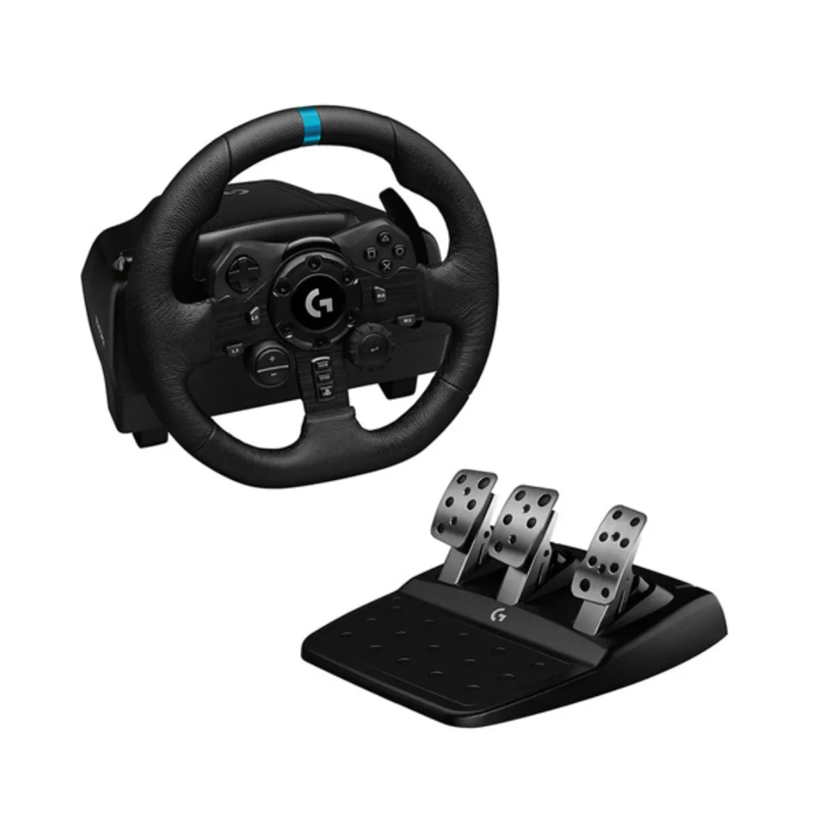 LOGITECH - TIMON CPEDAL LOGITECH G923 RACING WHEEL PARA PC XB TRUEFORCE BLACK USB CON CABLE
