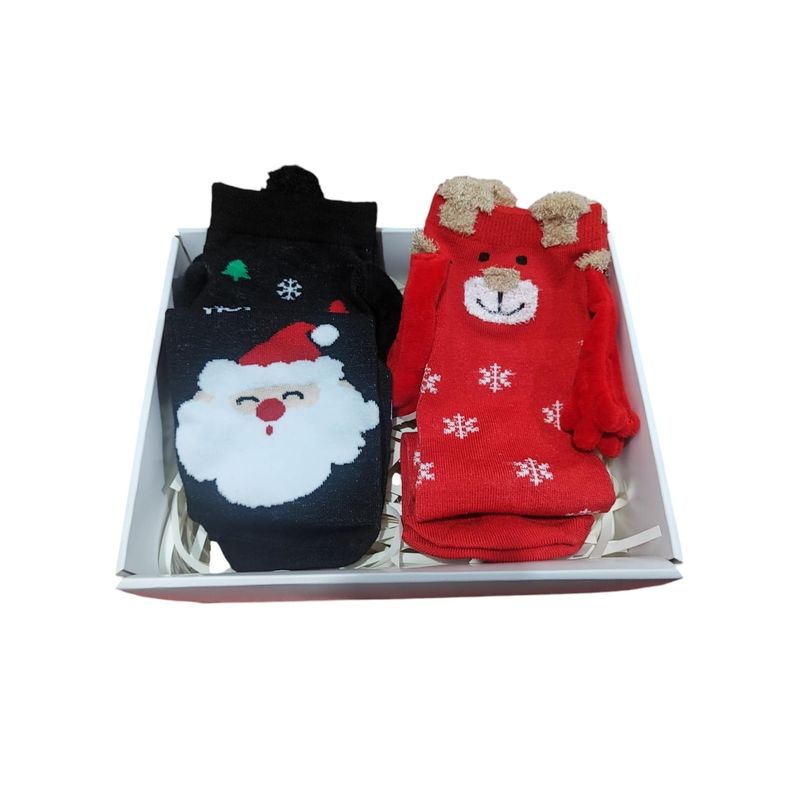 GENERICO - MEDIAS CON IMAN PARA COMPARTIR - 2 PARES