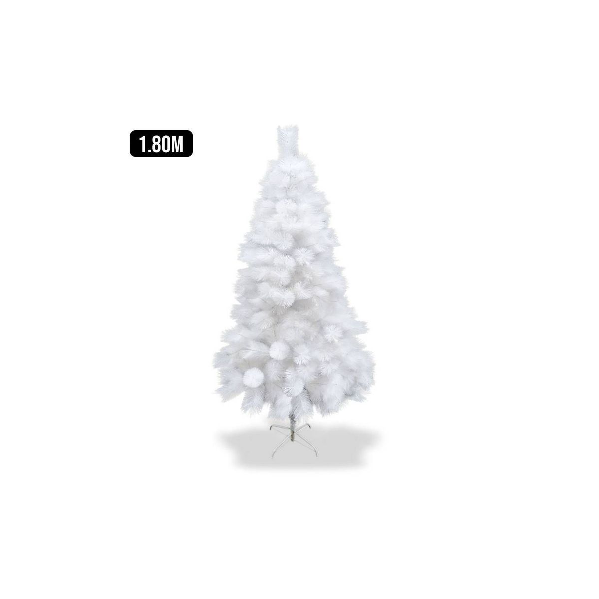 GENERICO - arbol de navidad pino semicoposo 150m blanco