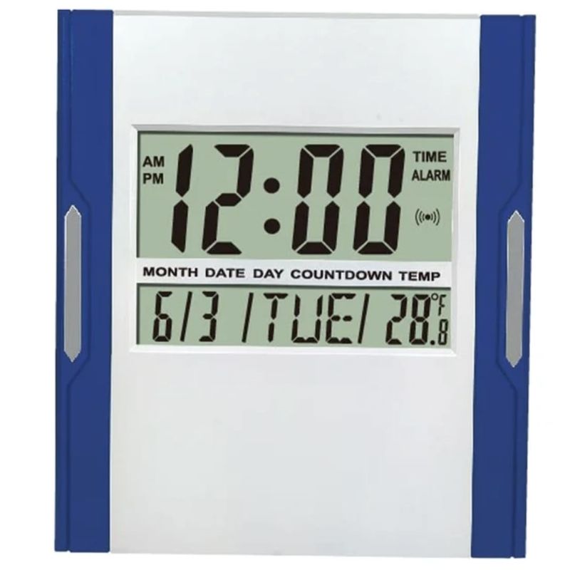 GENERICO - RELOJ DIGITAL  PARED  Y MESA  / ALARMA / CALINDARIO