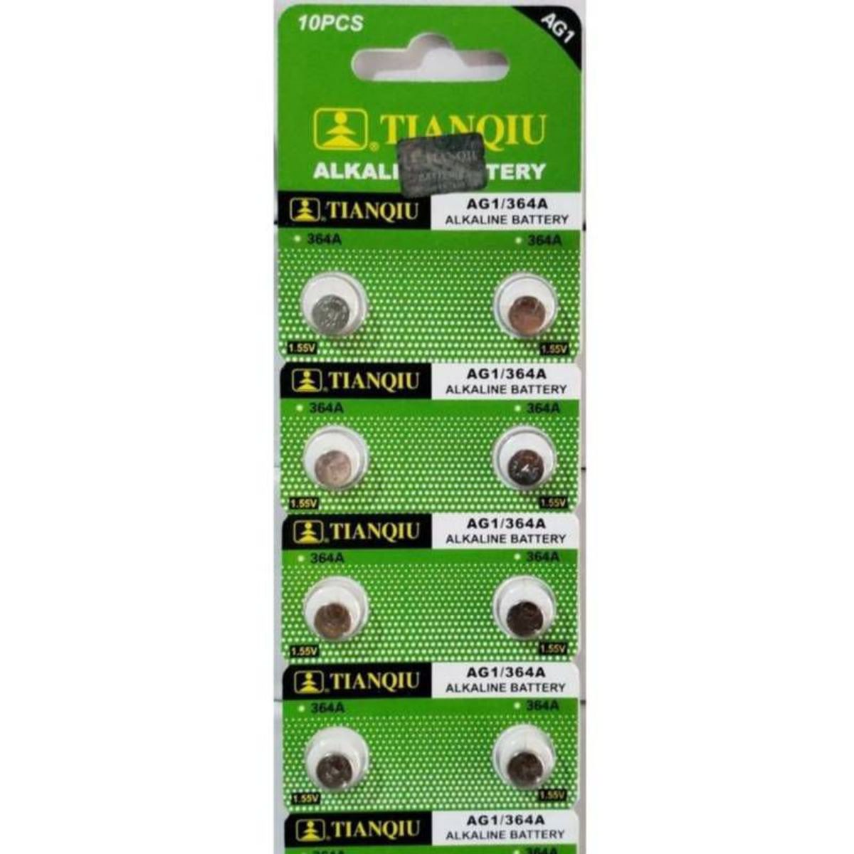 GENERICO - Pilas AG1 364A LR621H TIANQIU BLISTER DE 10 PILAS