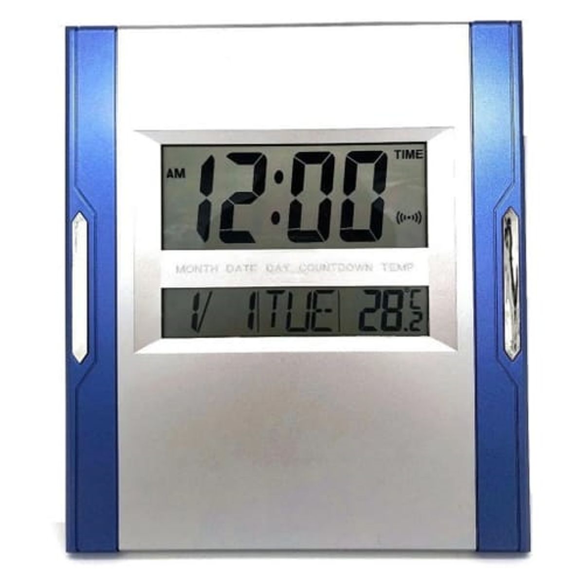 GENERICO - Reloj De Pared LED con Calendario y Temperatura Ambiente