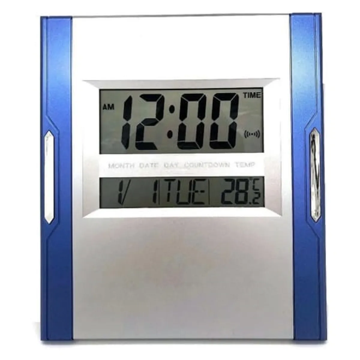 GENERICO - Reloj De Pared LED con Calendario y Temperatura Ambiente