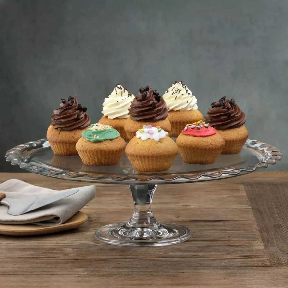 GENERICO - Soporte de Vidrio para Torta