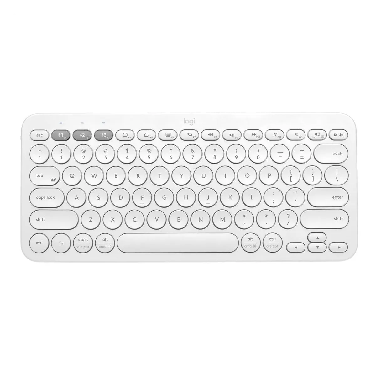 LOGITECH - TECLADO LOGITECH PEBBLE 2 K380S BLUETOOTH/WIRELESS SP WHITE