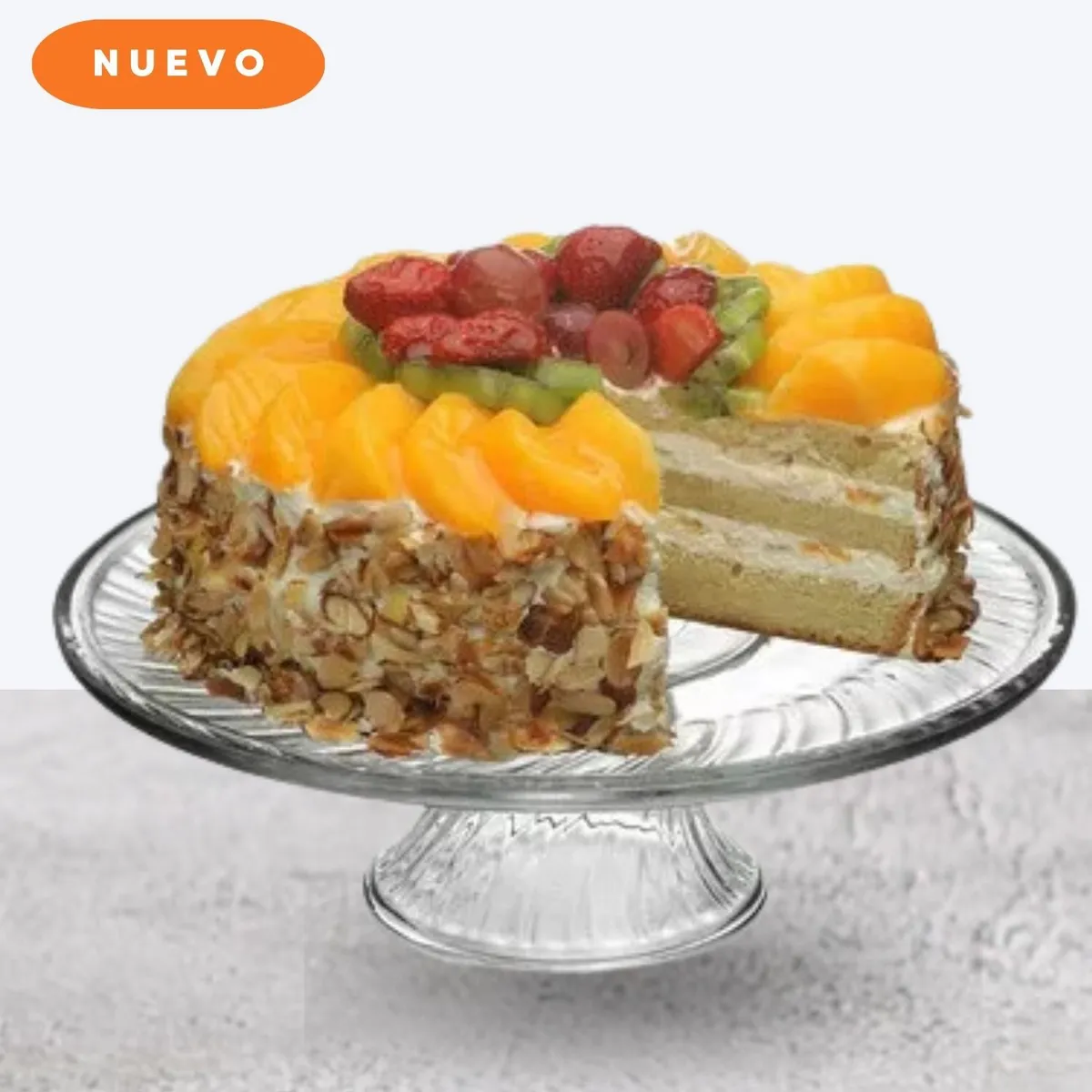 GENERICO - Soporte  Elegante de Vidrio para Torta