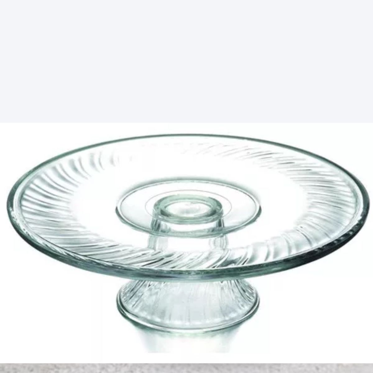 GENERICO - Soporte  Elegante de Vidrio para Torta
