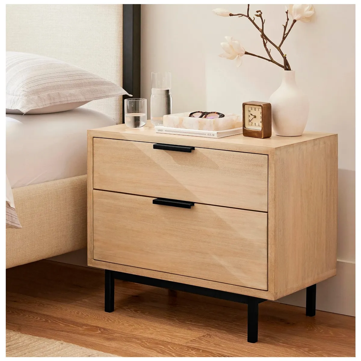 VENTITAS HOME - Velador Contemporáneo Betinna Ventitas Home Rovere