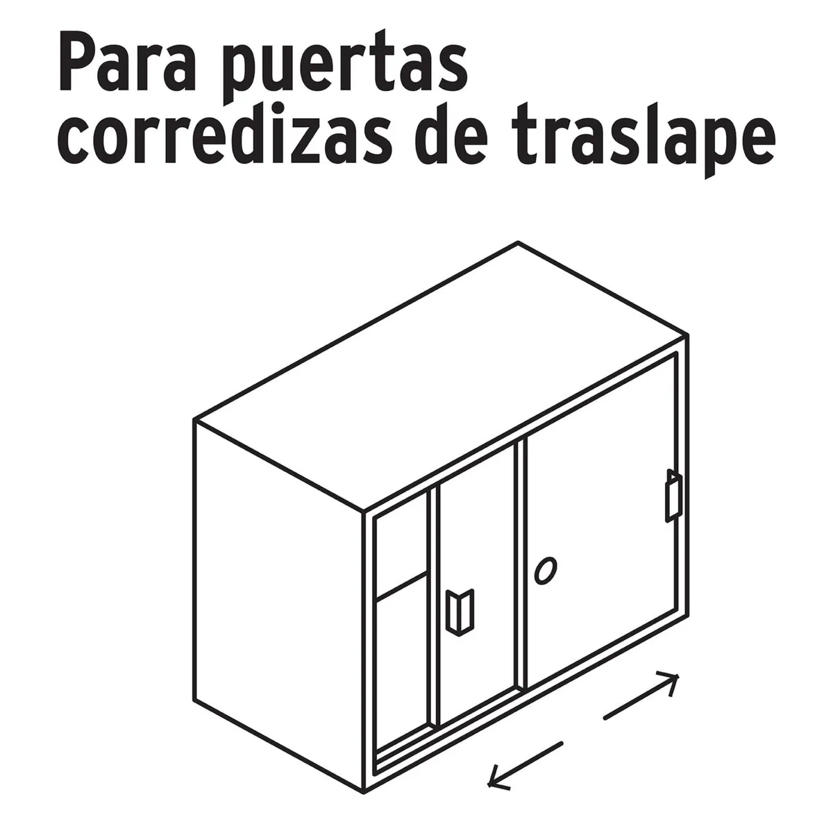 HERMEX - Chapa Cerradura para mueble modelo 20 cromo Hermex