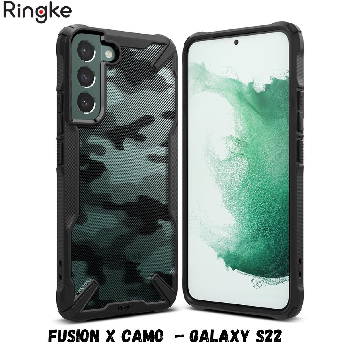 RINGKE - Case Ringke Fusion X Camo - Galaxy S22