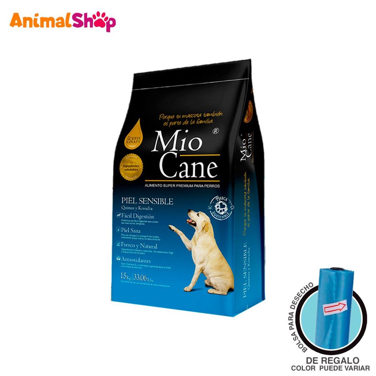 MIO CANE - Comida Para Perro Adulto Mio Cane Premium Piel Sensible 4Kg
