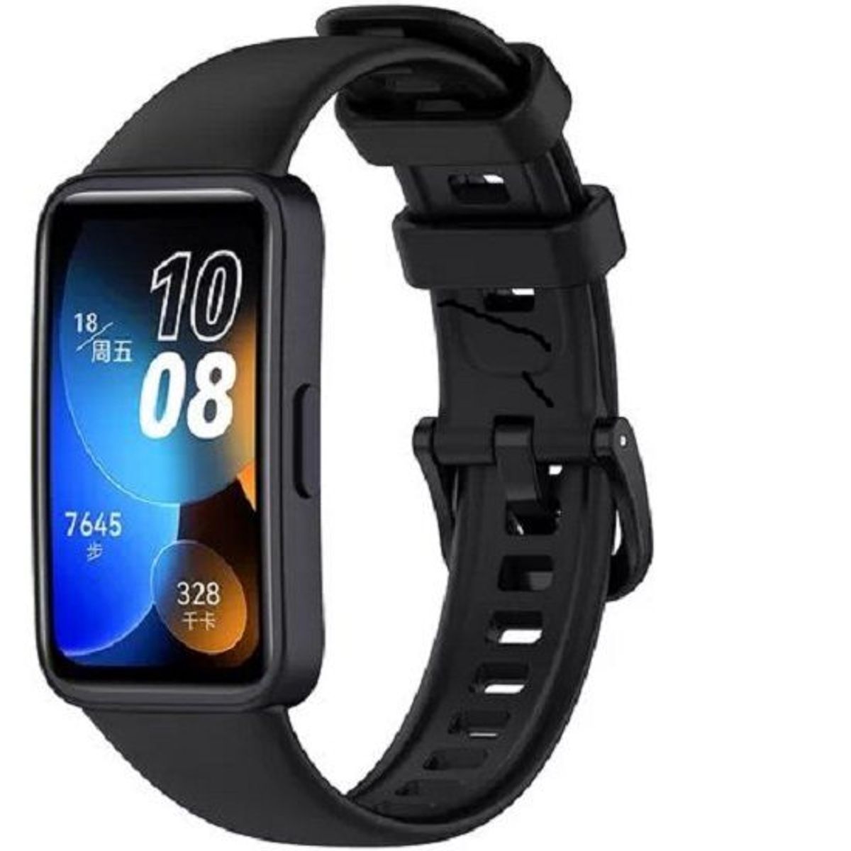 GENERICO - Correa De Silicona Para Huawei Band 8 - Negro