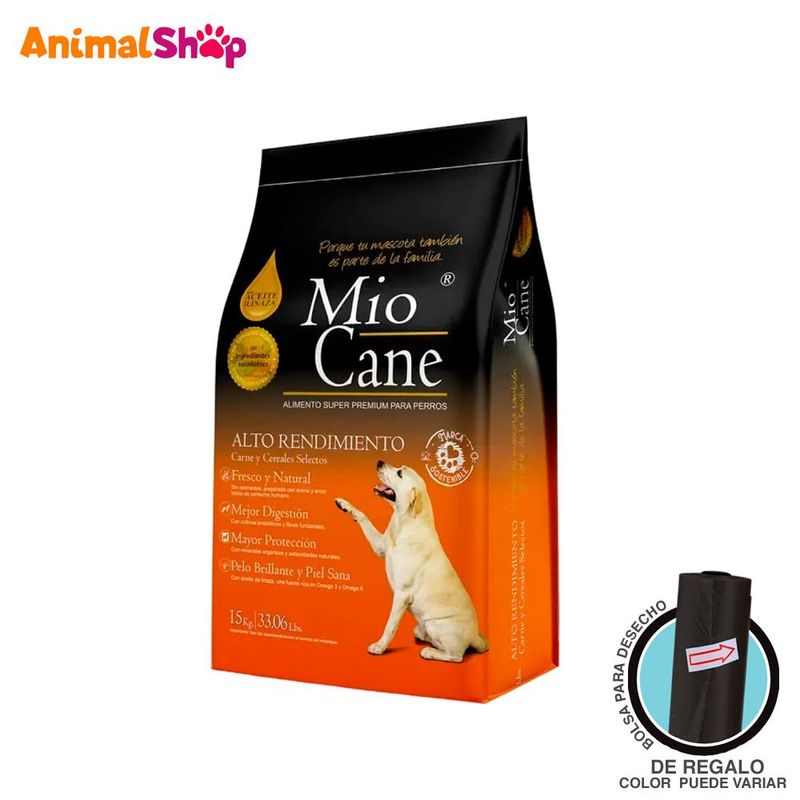 MIO CANE - Comida Para Perro Mio Cane Premium Alto Rendimiento 4Kg