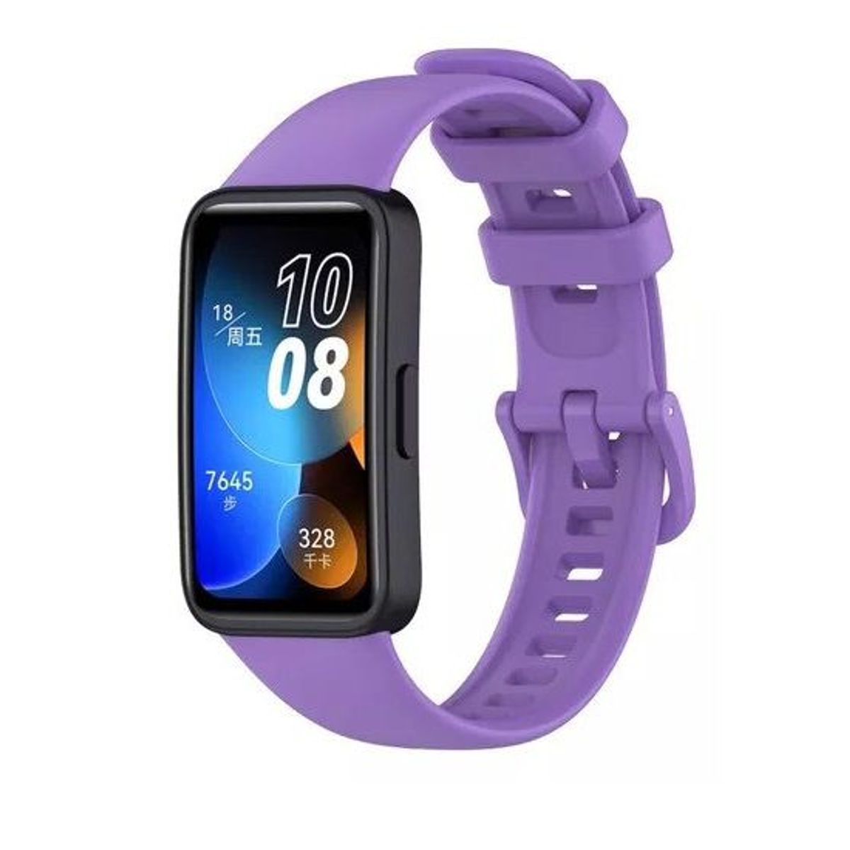 GENERICO - Correa De Silicona Para Huawei Band 8 -  Lila