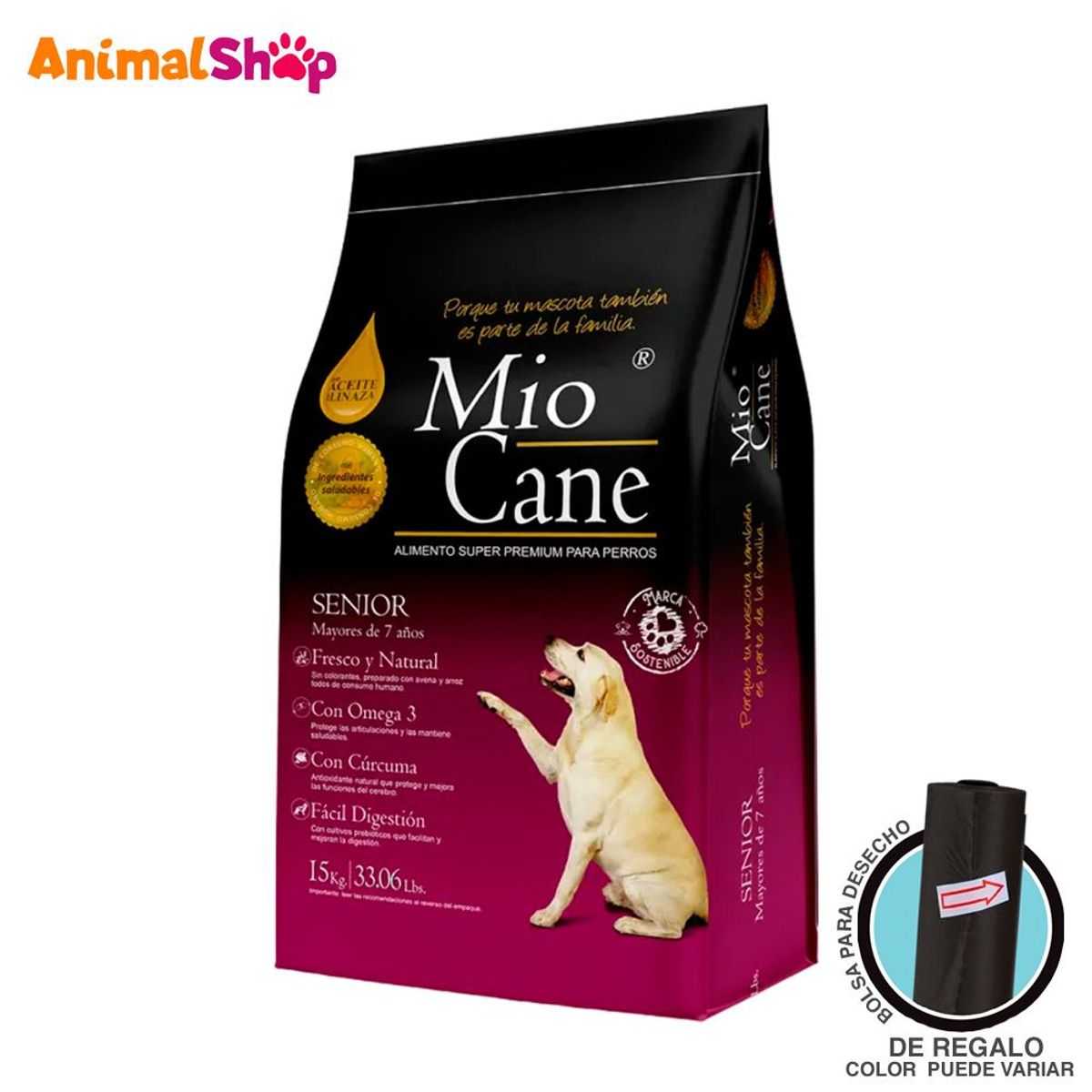 MIO CANE - Comida Para Perro Mio Cane Super Premium Senior 15Kg
