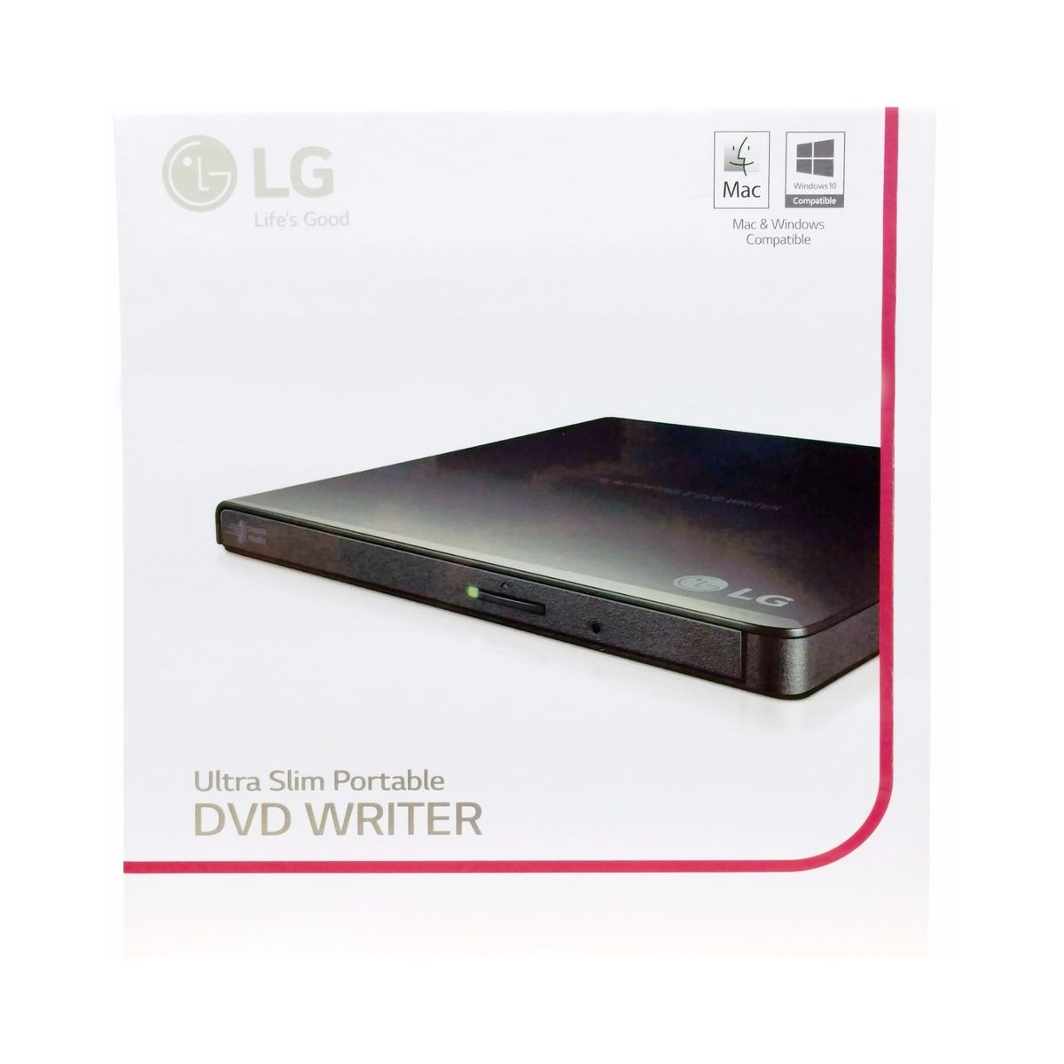 LG - Lector Grabadora DVD-RW USB EXTERNA LG GP65NB60 SLIM