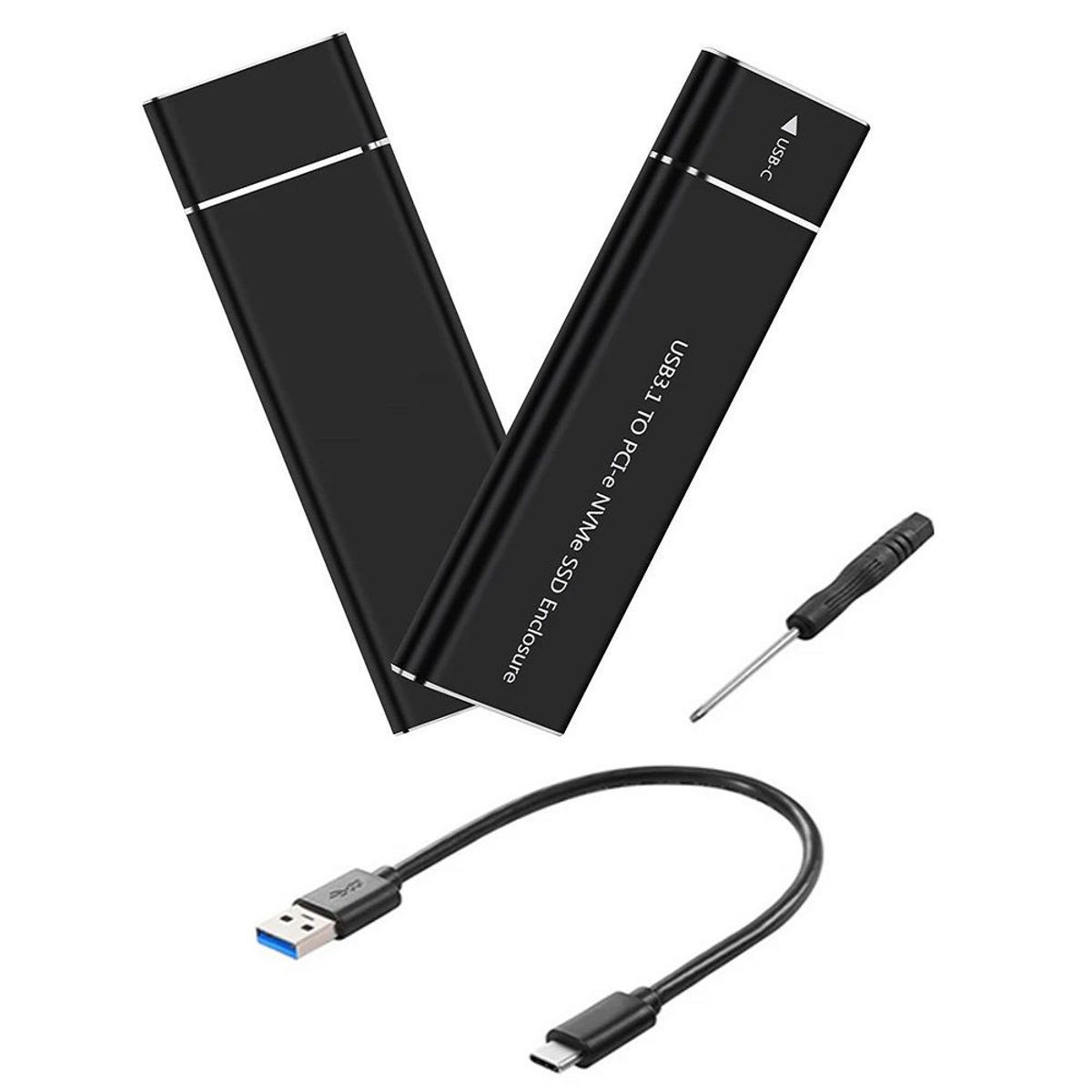 GENERICO - Case Metálico Para SSD M.2 Nvme Usb 3.1