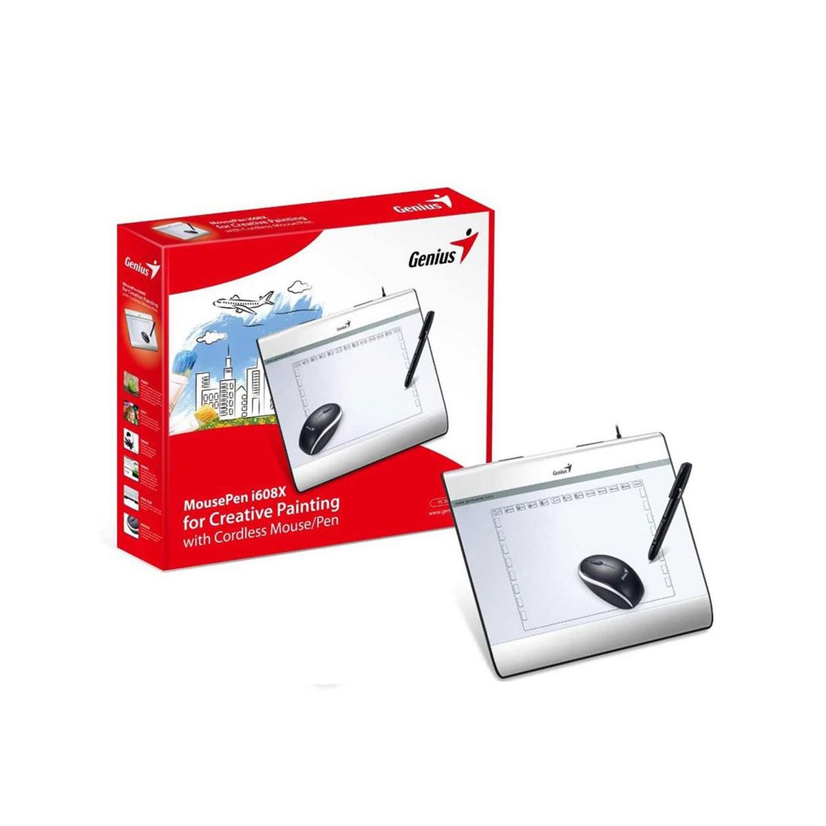 GENIUS - Tablero GENIUS Mousepen I608X 8X6