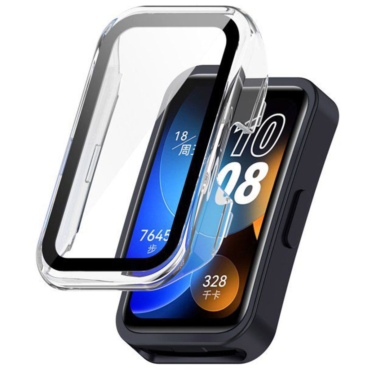 GENERICO - Case Protector 360 Para Huawei Band 8 - Transparente