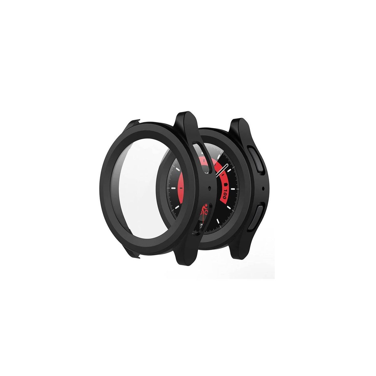 GENERICO - Case Bumper para Samsung Watch 5 Pro - Negro