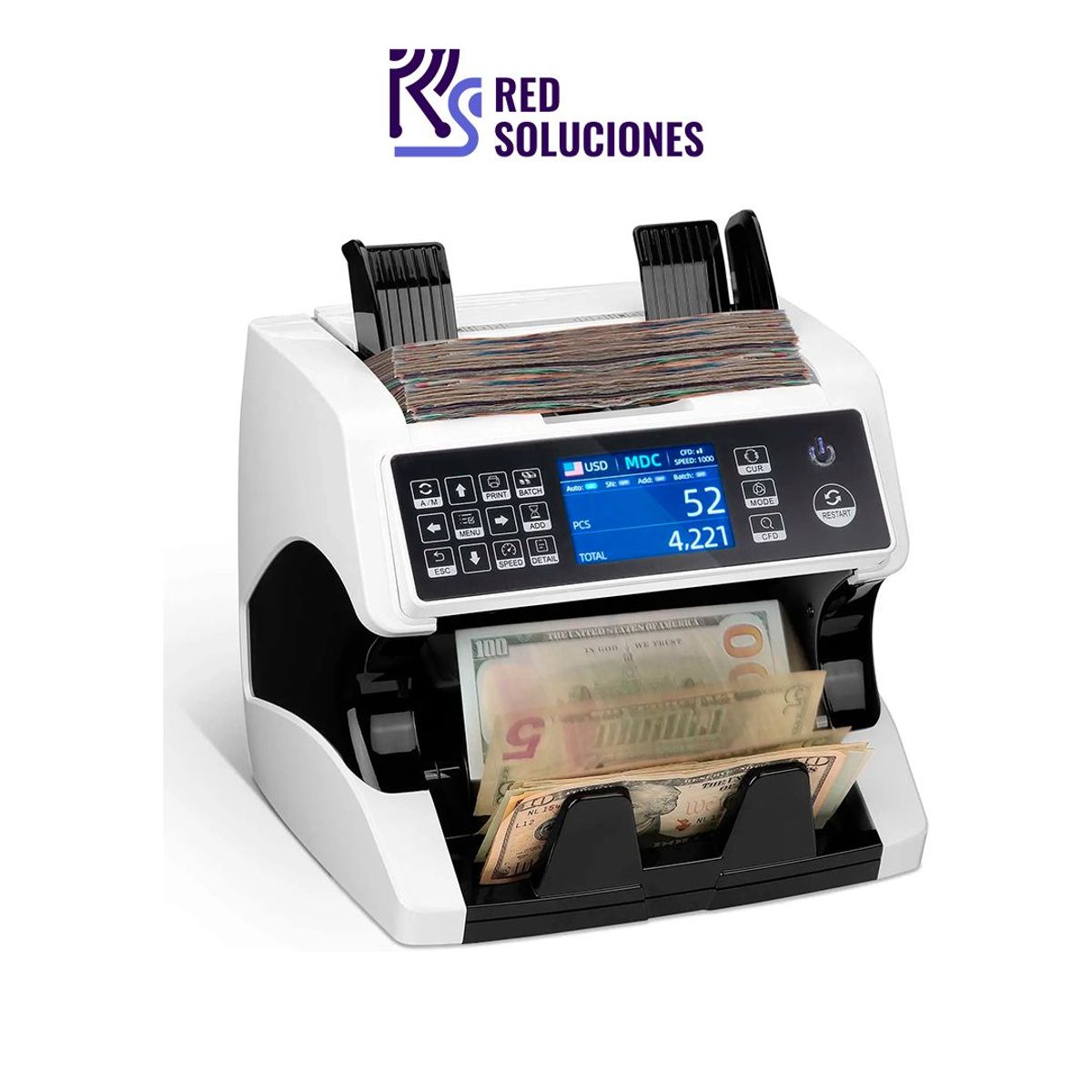 REDPOS - Contador y detector de Billetes REDPOS RED-920