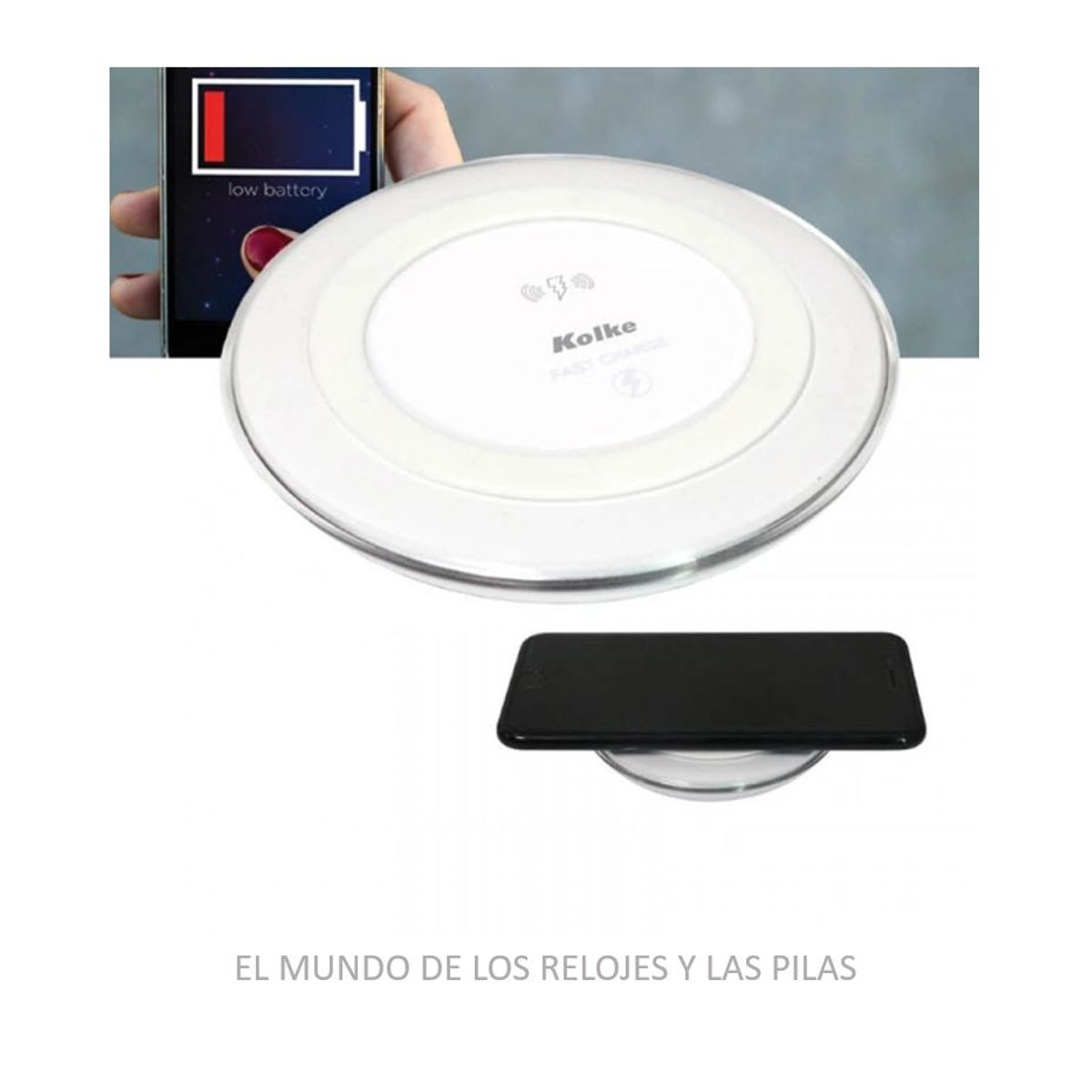 KOLKE - CARGADOR INALAMBRICO PARA CELULARES KOLKE KCR-5299