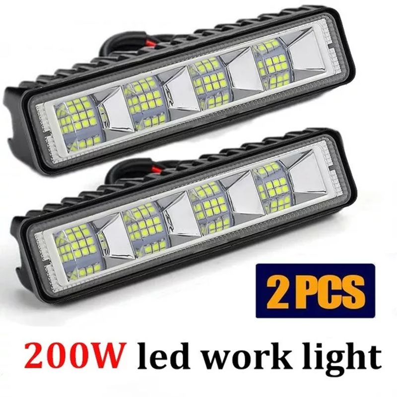 GENERICO - Par De Luces Auxiliares Led Dual De 6 Para Jeep suv moto