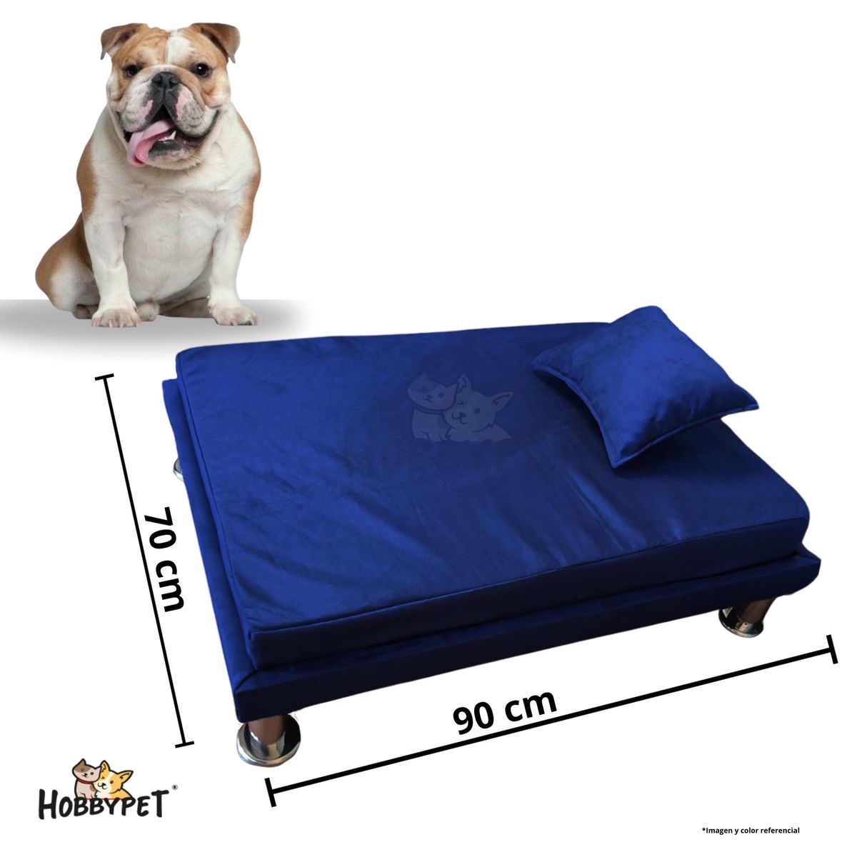 GENERICO - Cama para perro TARIMA DOG - Talla XL - Azul