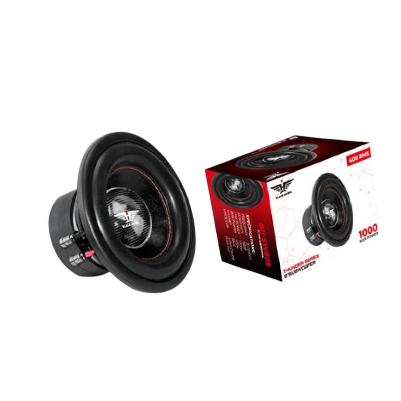 BLACK HAWK - Subwoofer Blackhawk 8" Pulgadas  1000 W 400 Rms