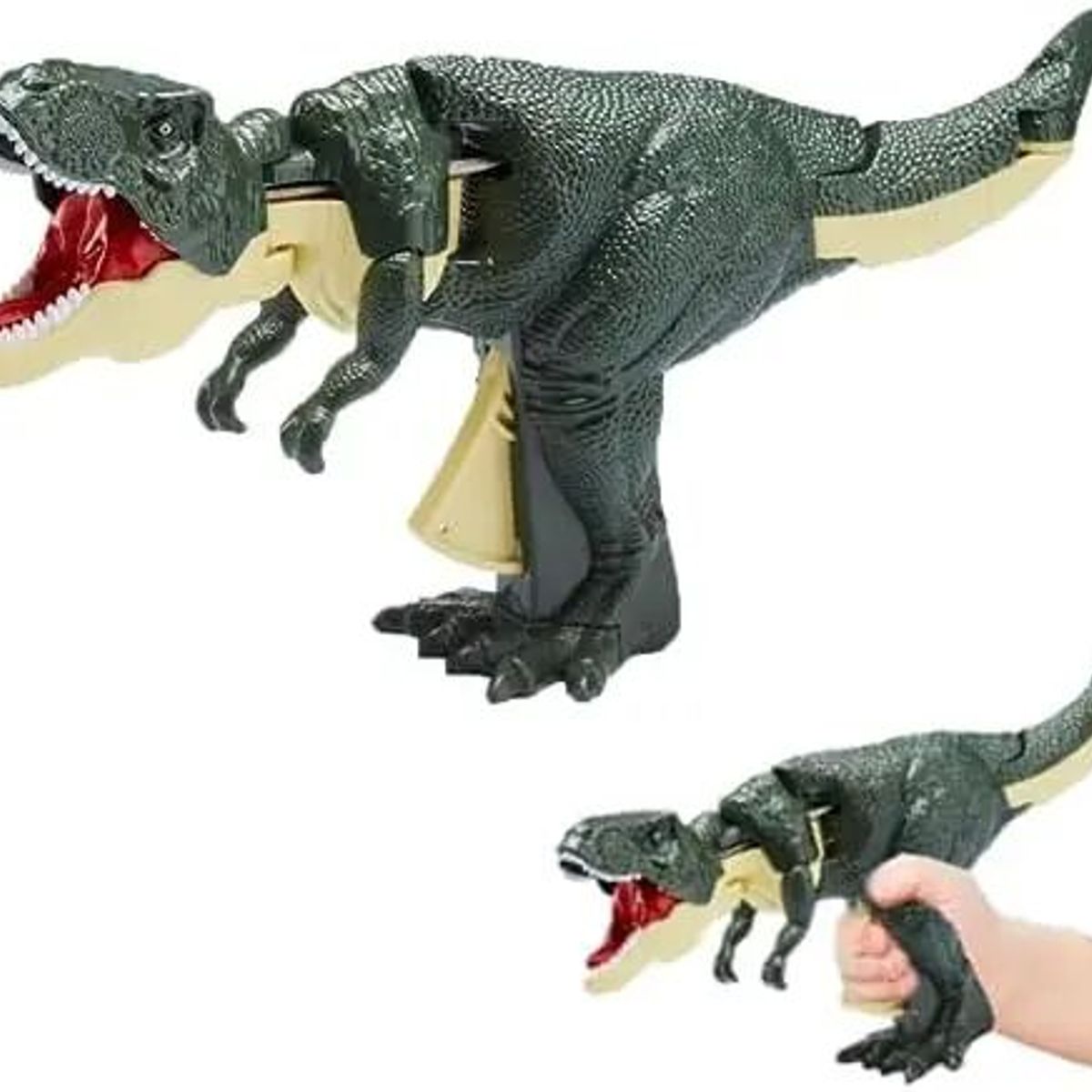 GENERICO - JUGUETE DINOSAURIO ZA ZA ORIGINAL T-REX - COLOR VERDE