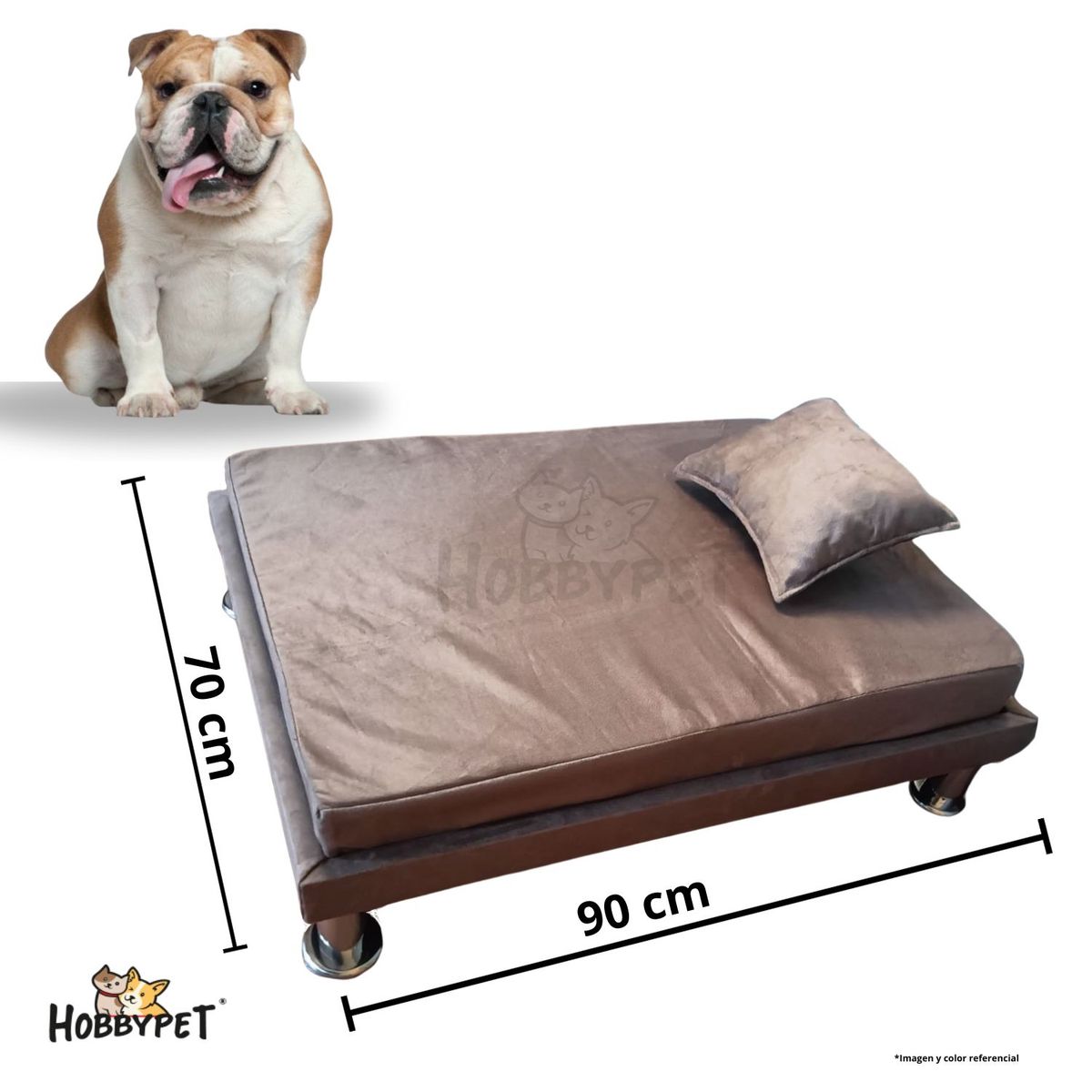 GENERICO - Cama para perro TARIMA DOG - Talla XL - Beige