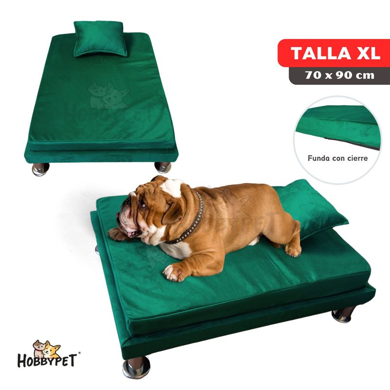 GENERICO - Cama para perro TARIMA DOG - Talla XL - Verde