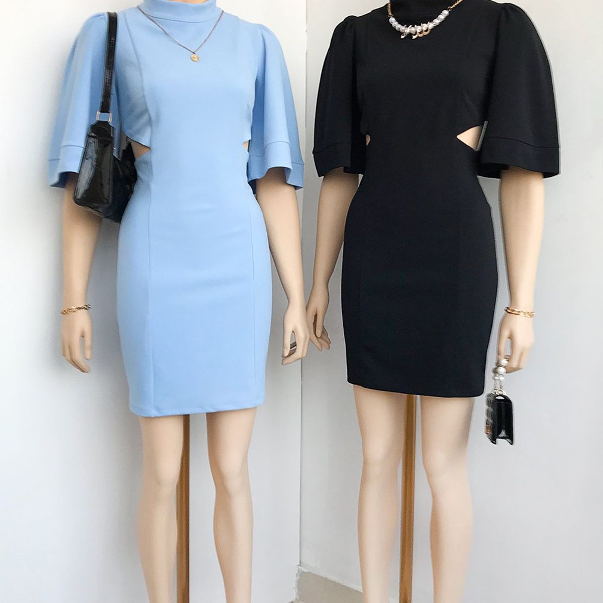 GENERICO - Vestido Midi Espalda Descubierta Meghan Color Negro Estacion 108