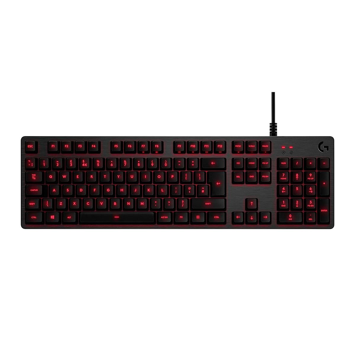 LOGITECH - Teclado Gamer Logitech G413 Red Backlight Mechanical Gaming Carbon