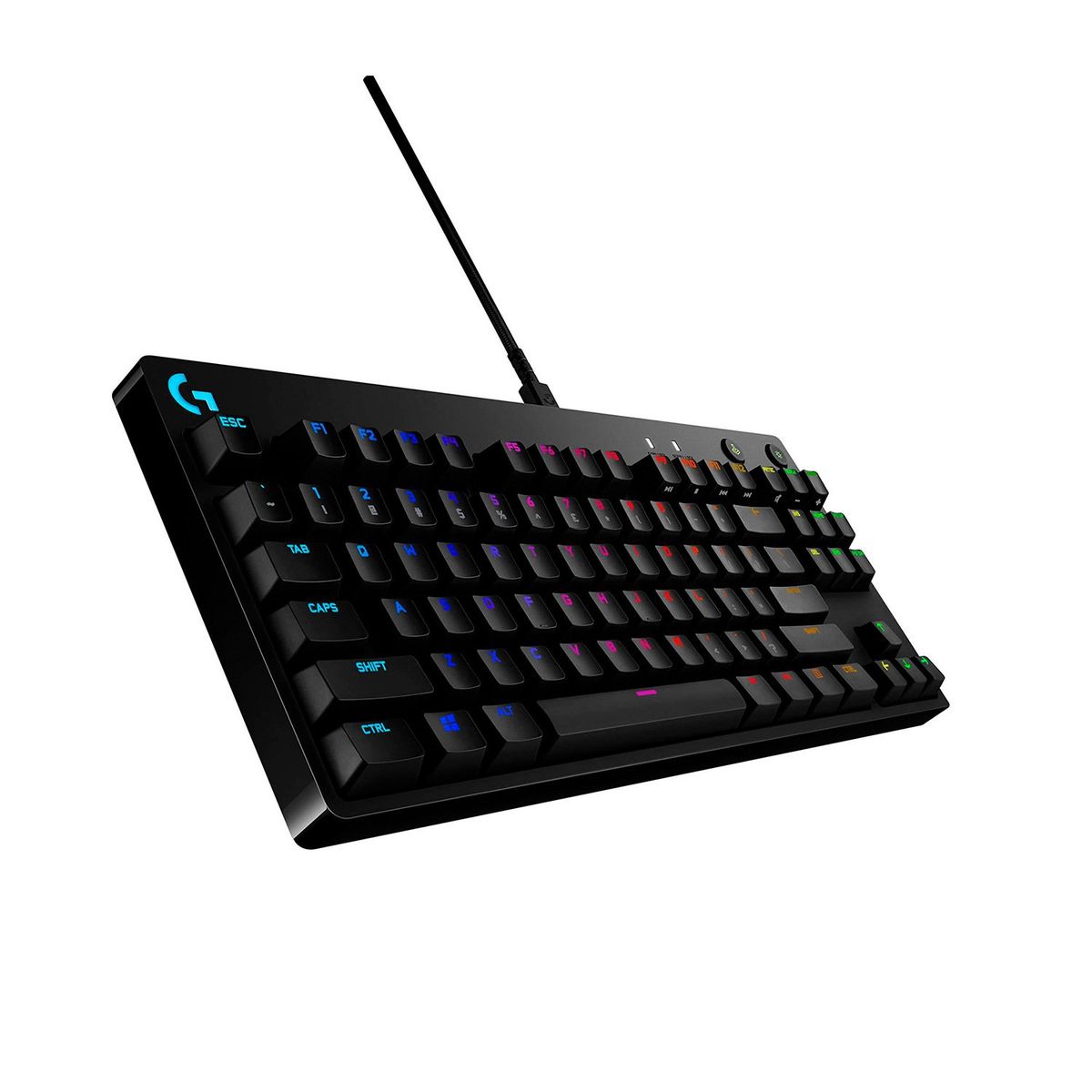 LOGITECH - Teclado Logitech Pro Keyboard Rgb Usb Black
