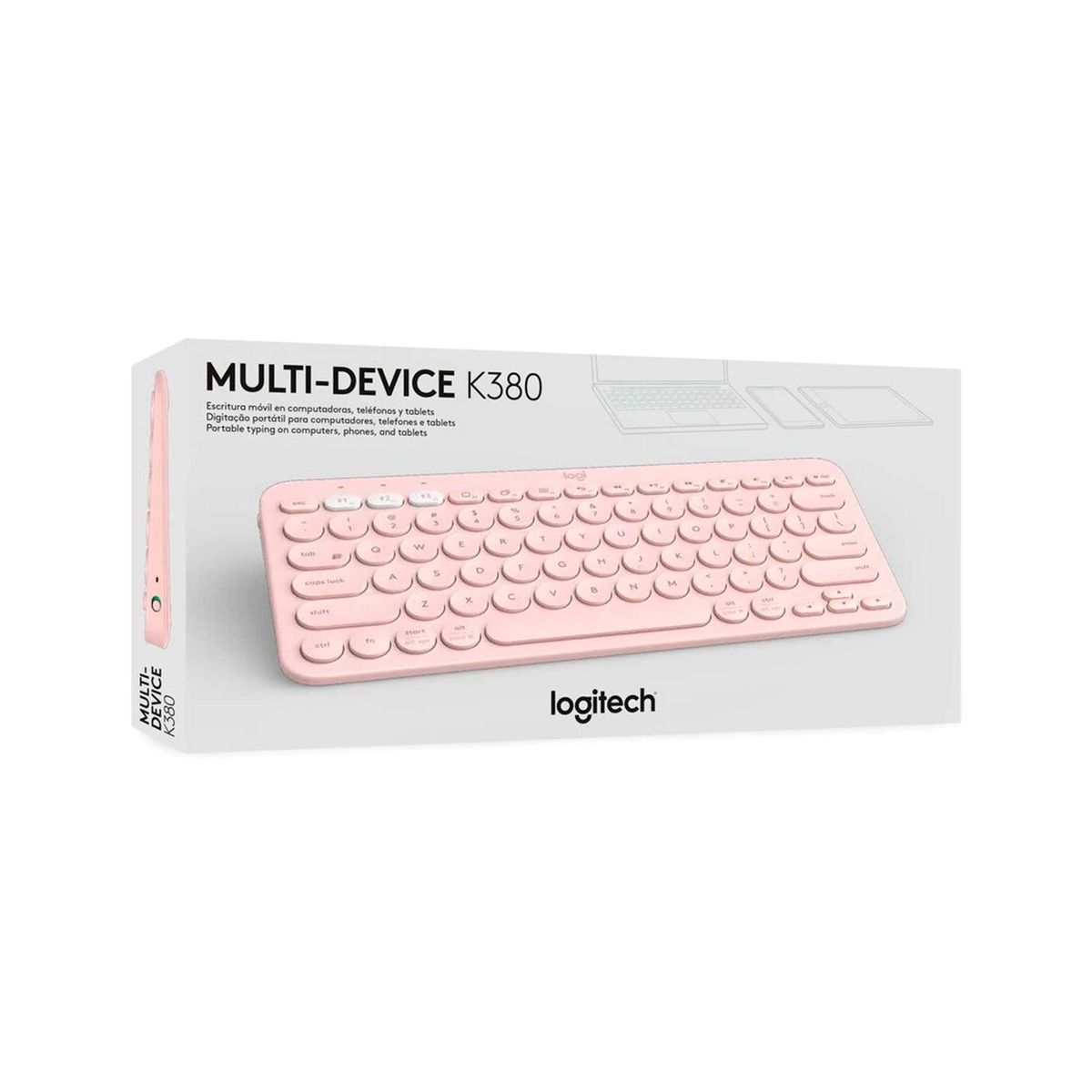 LOGITECH - Teclado Logitech K380 Multi-Device Bt Rose