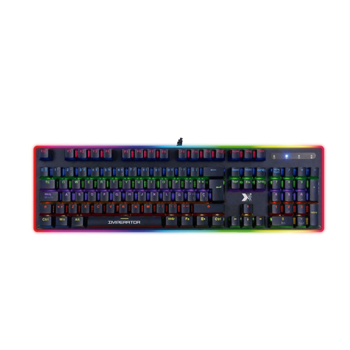 XBLADE - Teclado Xblade Gaming Elite Imperator Optico-Mecanico Rgb Black