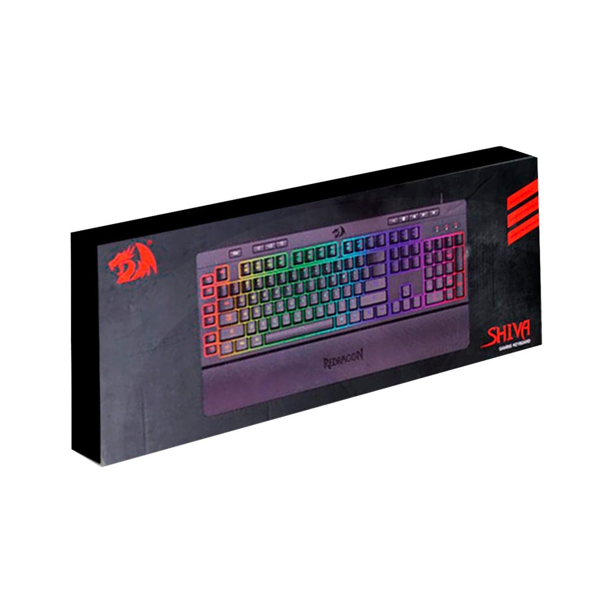 REDRAGON - Teclado Gamer Redragon Shiva Spanish K512RGB-SP Black