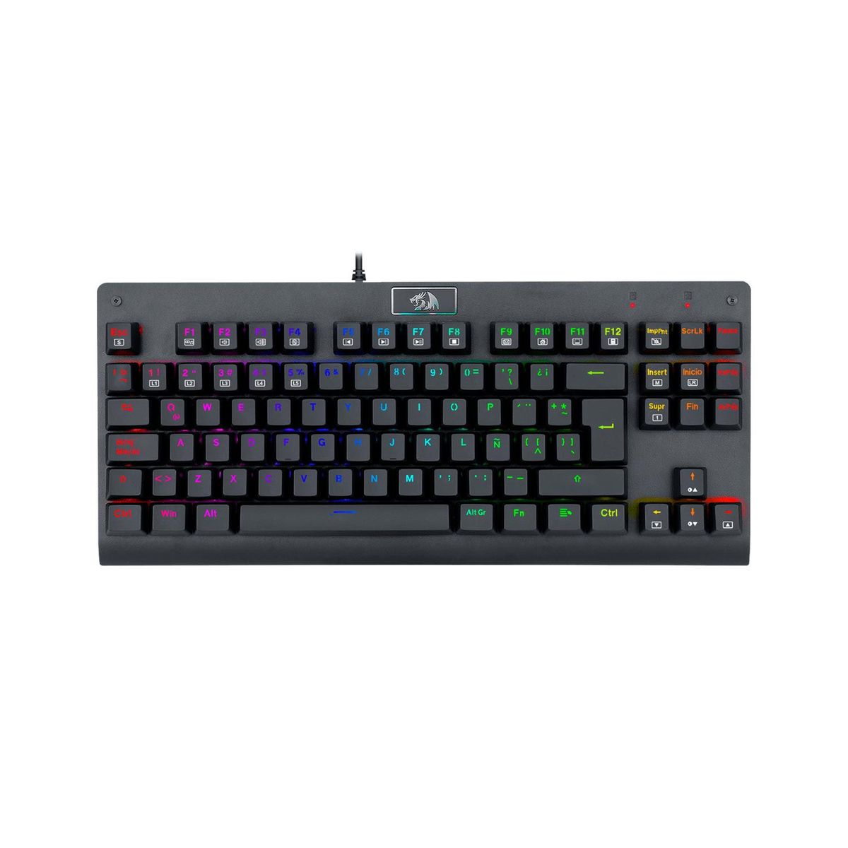 REDRAGON - Teclado Gamer Redragon Dark Avenger Spanish K568RGB-SP Black