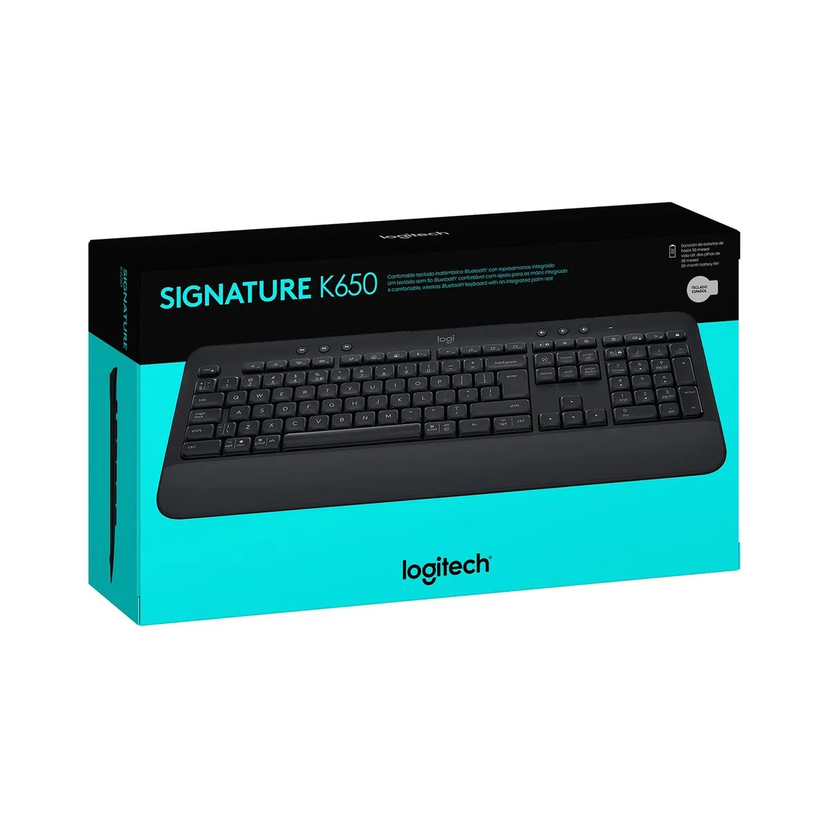 LOGITECH - Teclado Logitech Signature K650 Wireless Blutooth Sp Black