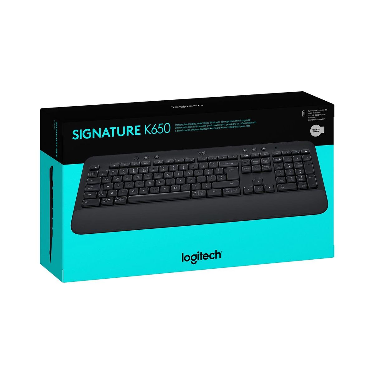 LOGITECH - Teclado Logitech Signature K650 Wireless Blutooth Sp Black