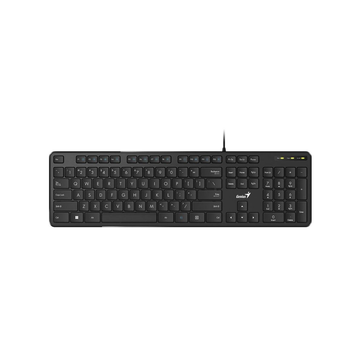 GENIUS - Teclado Genius Slimstar M200 Usb Multimedia Black