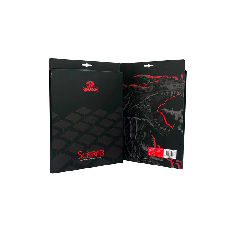 REDRAGON - Keycaps Redradon Scarab Spanish A130 Sp Black
