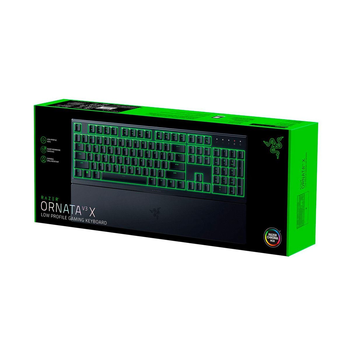 RAZER - Teclado Gamer Razer Ornata V3 X Membrane Sp Low Profile Chroma Model