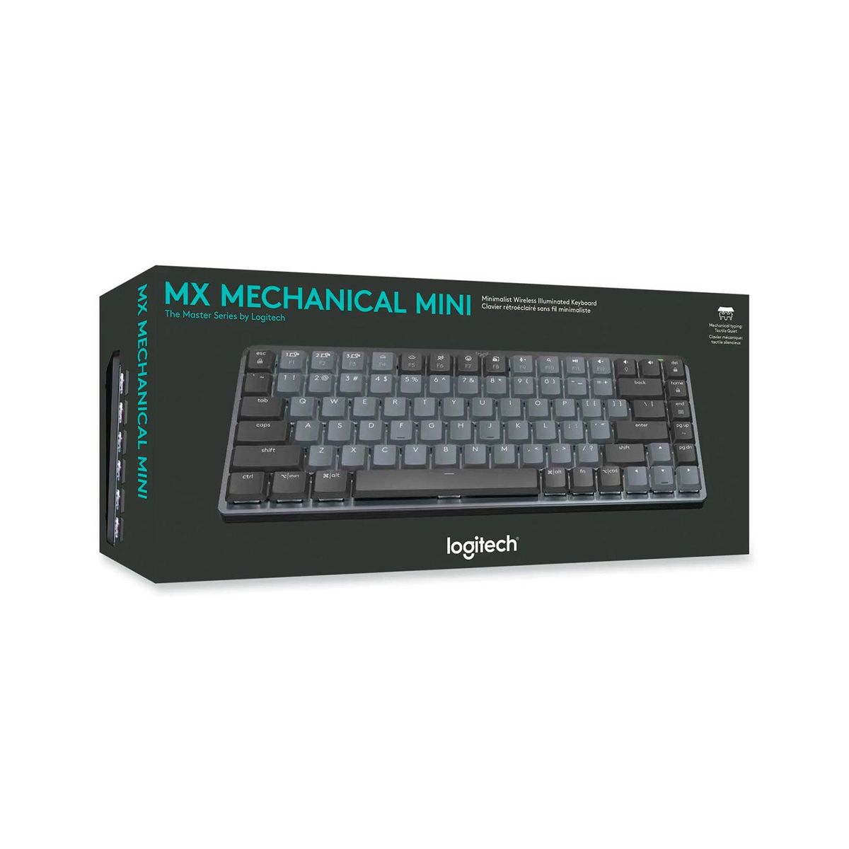 LOGITECH - Teclado Logitech Mx Mechanical Mini Wireless/Bt Iluminated-Black
