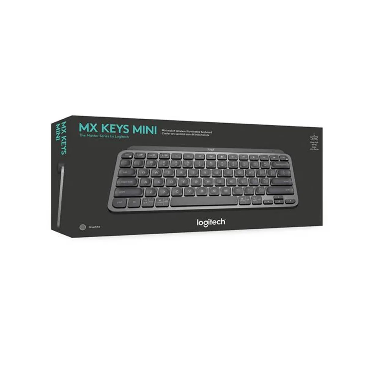 LOGITECH - Teclado Logitech Mx Keys Mini Multi-Device Bt Iluminado Graphite Sp