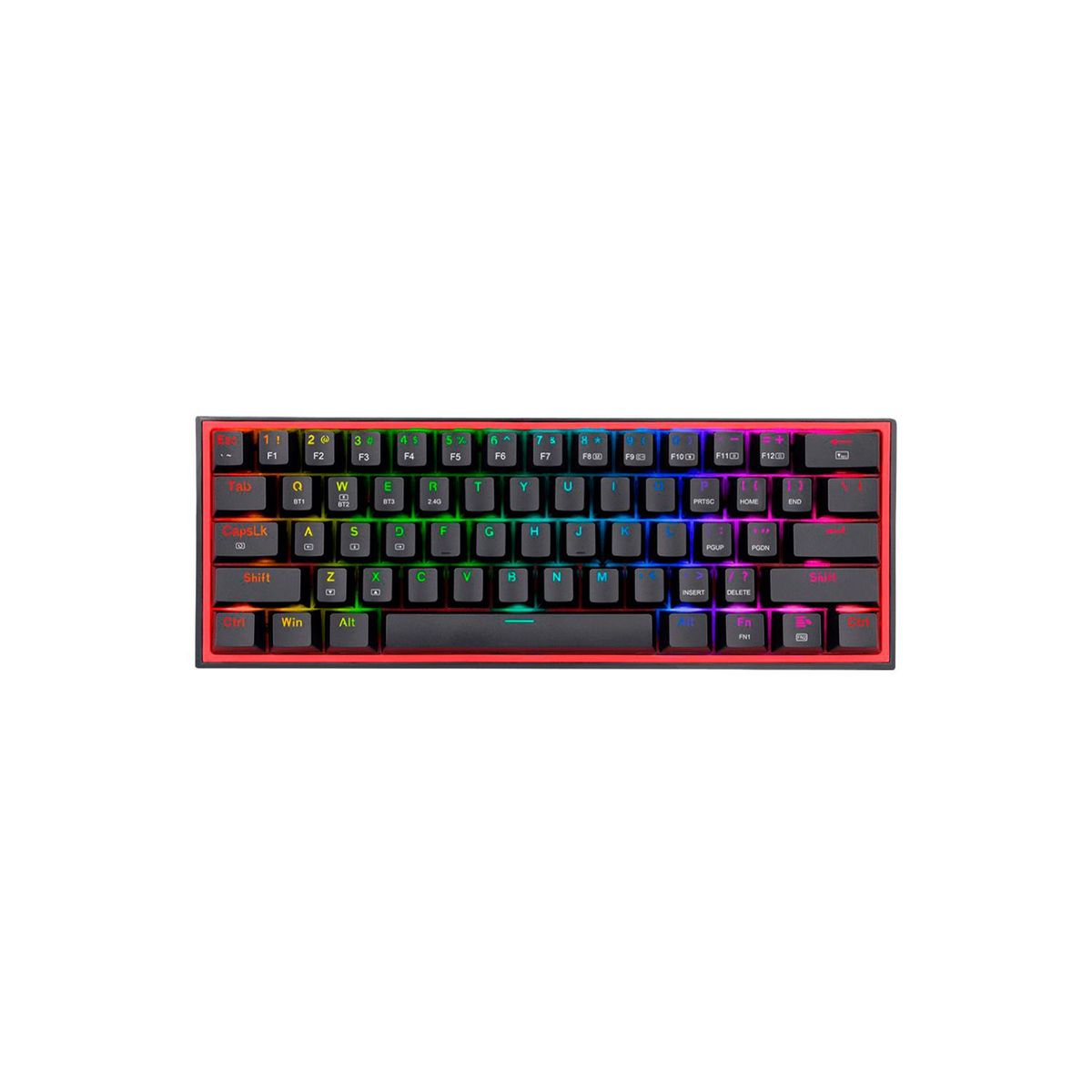 REDRAGON - Teclado Gamer Redragon Fizz Pro Wireless Spanish K616 Rgb B Black